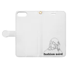 ami Kidding shopのファッション根暗さん Book-Style Smartphone Case:Opened (outside)