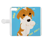 burijinaのコーギー犬 Book-Style Smartphone Case:Opened (outside)