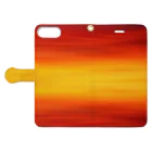 orange_honeyの夕焼け2 Book-Style Smartphone Case:Opened (outside)