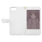 Se_ya00の姫 Book-Style Smartphone Case:Opened (outside)