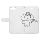 cawaeのふーにゃん① Book-Style Smartphone Case:Opened (outside)