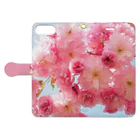 orange_honeyの桜24 Book-Style Smartphone Case:Opened (outside)