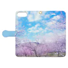 orange_honeyの桜37 Book-Style Smartphone Case:Opened (outside)