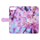 orange_honeyの桜48 Book-Style Smartphone Case:Opened (outside)