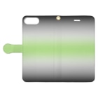 ぽぬぞぬのグラデーション　プライドフラッグ　エイジェンダー Book-Style Smartphone Case:Opened (outside)