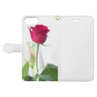 007f89_8の薔薇 Book-Style Smartphone Case:Opened (outside)