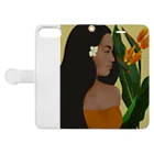 leolaniのポリネシアン in hawaii Book-Style Smartphone Case:Opened (outside)