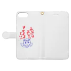 はっぴーになるグッズのBaby angel Book-Style Smartphone Case:Opened (outside)