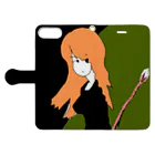 水草の魔女04 Book-Style Smartphone Case:Opened (outside)