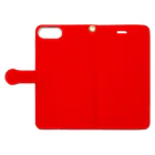 ぽぬぞぬのソリッド AIDS HIV Book-Style Smartphone Case:Opened (outside)