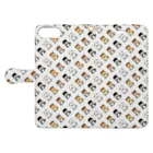 neguse511のshiba-dogs  Book-Style Smartphone Case:Opened (outside)