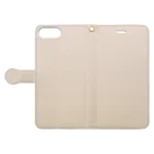 ぽぬぞぬのグラデーション Jade Milk Tea Book-Style Smartphone Case:Opened (outside)