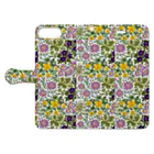 picturebooksのflowers2 Book-Style Smartphone Case:Opened (outside)