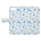 hughieのscandinavian blue Book-Style Smartphone Case:Opened (outside)