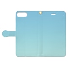 ぽぬぞぬのグラデーション Eternal Sky Book-Style Smartphone Case:Opened (outside)