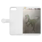 Yas😿🦖🕊の恐竜シリーズ Book-Style Smartphone Case:Opened (outside)