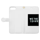 Team海男Umi-OのWE THE TOYAマ　 Book-Style Smartphone Case:Opened (outside)