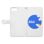 MUSSSEの5点限定：EGG!EGG!EGG!!! Book-Style Smartphone Case:Opened (outside)