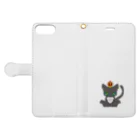 LOVEanimalのきんぐにゃん Book-Style Smartphone Case:Opened (outside)