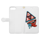 Snow King Ramping officialのTriangle manグッズ Book-Style Smartphone Case:Opened (outside)