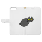 suzuki214の黒猫 Book-Style Smartphone Case:Opened (outside)