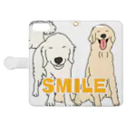 niconicotontonのうちの子1番☆Smile Book-Style Smartphone Case:Opened (outside)