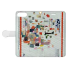 shop_newton_isaacのapple on USPS Flat Pack by Isaac Fujiki Book-Style Smartphone Case:Opened (outside)