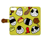 それいゆの飲食店さん応援シリーズ（お弁当） Book-Style Smartphone Case:Opened (outside)