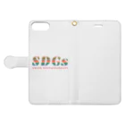 mincora.のSDGs - think sustainability Book-Style Smartphone Case:Opened (outside)