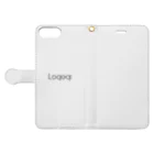 久樂 陸（と時々PE-）のショップのLogeq LOGO Book-Style Smartphone Case:Opened (outside)