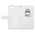 ティーノ屋さんの豚足ちゃん Book-Style Smartphone Case:Opened (outside)