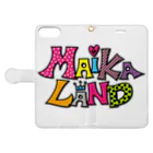 みんなのグッズ屋 tepey -テッペイ-のMAIKALAND 001 Book-Style Smartphone Case:Opened (outside)