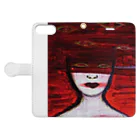 Gallery HommageのTsubaki@art1 Book-Style Smartphone Case:Opened (outside)