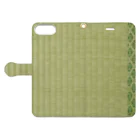 inupadのTatami _green Book-Style Smartphone Case:Opened (outside)