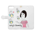 ery’s180のeriy’s family Book-Style Smartphone Case:Opened (outside)