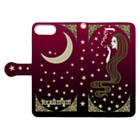 nezumumのQueen of the night Book-Style Smartphone Case:Opened (outside)