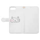 hitominnのタンチャン Book-Style Smartphone Case:Opened (outside)