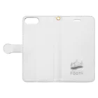 FOOT PLUS　公式GOODSのFOOT PLUS GOODS Book-Style Smartphone Case:Opened (outside)