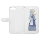 其の屋。の少女01 Book-Style Smartphone Case:Opened (outside)