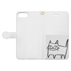 猫福のたま Book-Style Smartphone Case:Opened (outside)