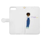 GROOGIE BASEのEveryone is different, everyone is special!! Book-Style Smartphone Case:Opened (outside)