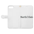 North Gateののーすげーと 手帳型スマホケースを開いた場合(外側)