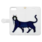 segasworksのハチワレねこ Book-Style Smartphone Case:Opened (outside)