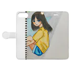 えぐち(ねねの保護者)のたそがれ乙女 Book-Style Smartphone Case:Opened (outside)