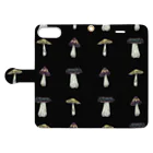 [ DDitBBD. ]のmushrooms. Book-Style Smartphone Case:Opened (outside)