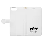 emiu_desighnのMi lovery jem Book-Style Smartphone Case:Opened (outside)