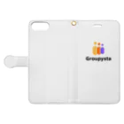 Groupysta公式のGroupysta公式グッズ Book-Style Smartphone Case:Opened (outside)