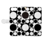 Madison de Cocoのmid-century Dot Book-Style Smartphone Case:Opened (outside)