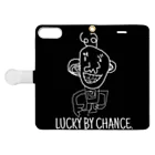  LUCKY BY CHANCE(らっきーばいちゃんす)の2歳の時に描いた絵 Book-Style Smartphone Case:Opened (outside)