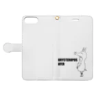 the ordinary stamp atelierのツチブタくん Book-Style Smartphone Case:Opened (outside)